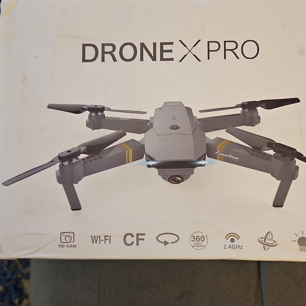 Drone X Pro Gray Foldable Wi‑Fi Camera Drone
